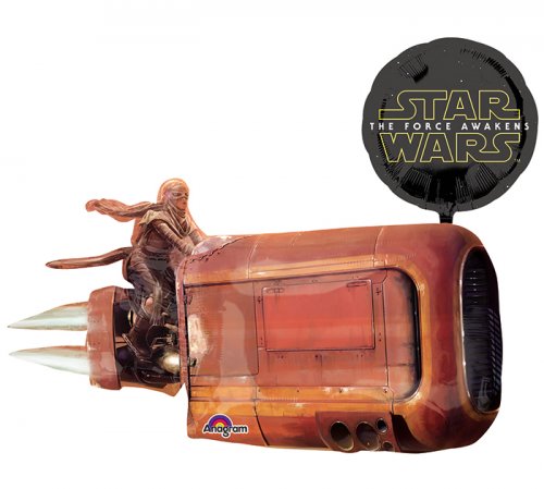 Star Wars The Force Awakens Rider Super Shape Mylar Balloon