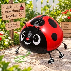 Lady Bug Walking Pet Balloon