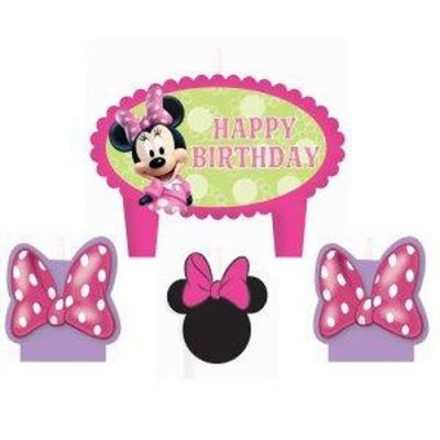 Disney Minnie Mouse Birthday Candle Set Singapore