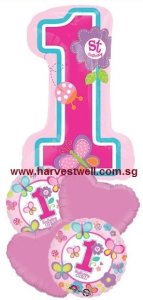 1st birthday balloon package