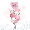 Happy Mothers Day Customised Lush Pink Balloon Bouquet