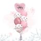 Happy Mothers Day Customised Lush Pink Balloon Bouquet
