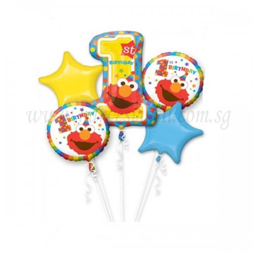 1st Birthday Elmo Balloon Package