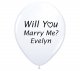 Print Wedding Proposal Latex Balloons
