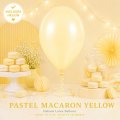 Pastel Macaron YELLOW Helium Latex Balloon Singapore