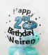 Personalised Boy Car Birthday Theme Bubble Balloon