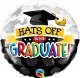 Hats Off Grad Mylar Balloon