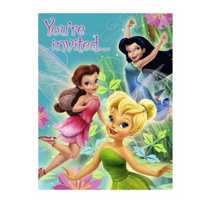 Tinker Bell Invitation Card Singapore
