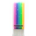 Rainbow Slim Birthday Candles