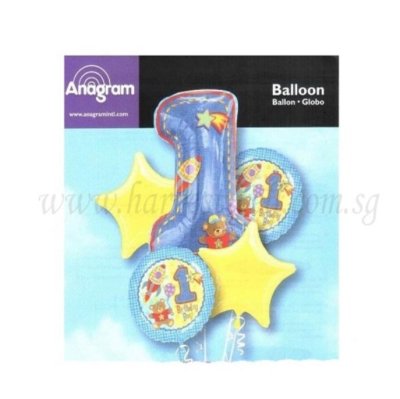 Happy 1st Birthday Boy Balloon Bouquet Singapore