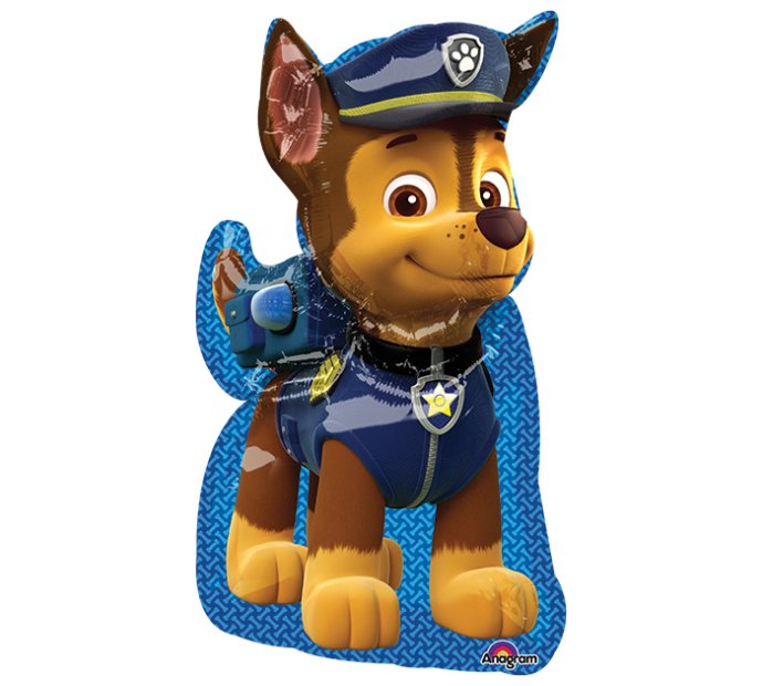Paw Patrol Chase Super Shape Mylar Balloon Singapore