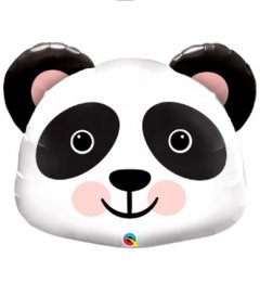 Panda Face Super Shape Mylar Balloon