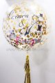 Cute Couple Wedding Confetti Jumbo Helium Latex Balloon