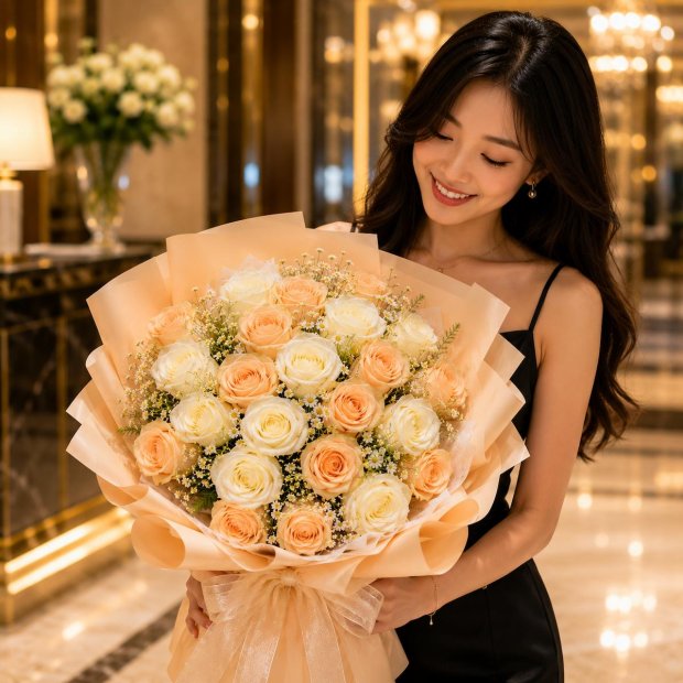 Champagne Dreams Roses Singapore