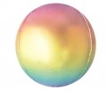 Ombre Pastel Rainbow ORBZ Foil Balloon