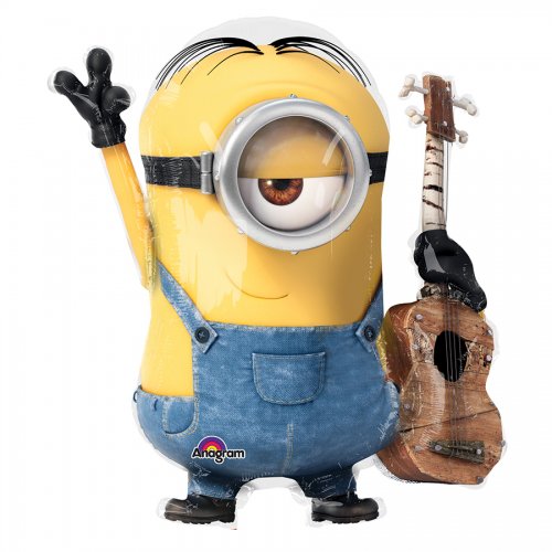 Despicable Me Minion Stuart Super Shape Mylar Balloon