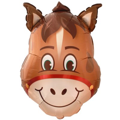 Horse Head Super Shaped Mylar Balloon Singapore