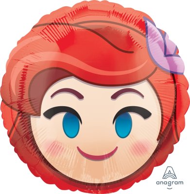 Princess Mermaid Ariel Emoji Mylar Balloon Singapore