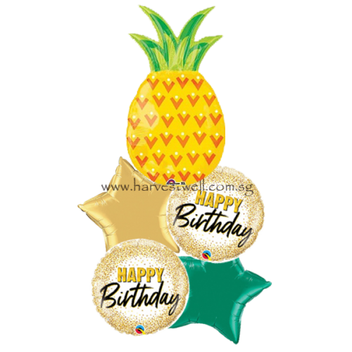 Pineapple Birthday Balloon Package