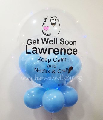 Customised Pusheen Theme Bubble Balloon Singapore