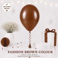Brown Colour Helium Latex Balloon Singapore