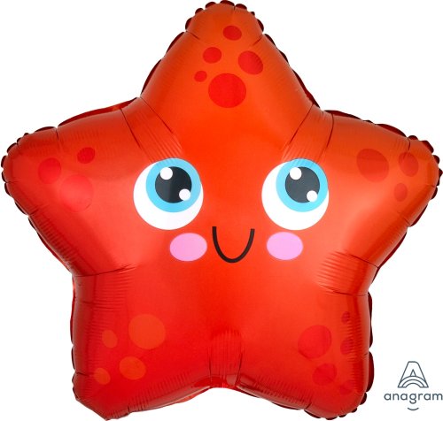 Starfish JR Shape Mylar Balloon