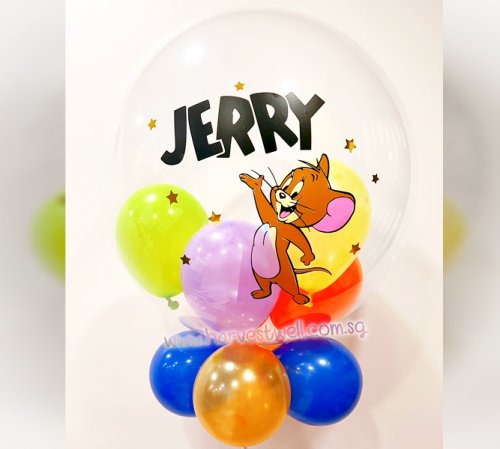 Customised Character Tom & Jerry Bubble Balloon