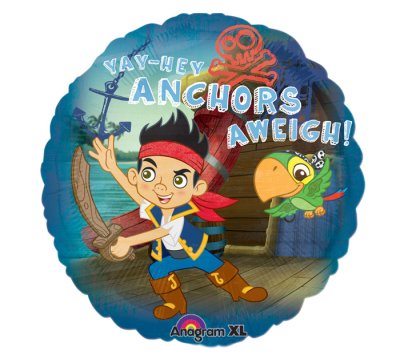 YAY-Hey Anchors Aweigh Mylar Balloon Singapore