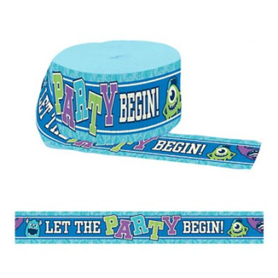 Monsters University Crepe Streamer Roll Singapore
