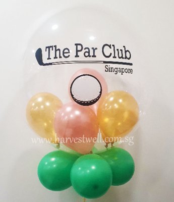 Customised Logo Bubble Balloon Singapore