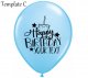 Print Name On Birthday Cake Balloon