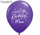 Print Name On Birthday Celebration Balloon