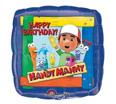 Handy Manny HBD Mylar Balloon