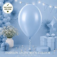 Light Blue Colour Helium Latex Balloon