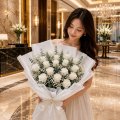 Pure Elegance White Roses Singapore