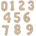 Megaloon Number Nude Foil Balloon Singapore
