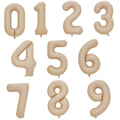 Megaloon Number Nude Foil Balloon