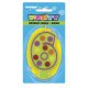 Number 6 Colourful Numeral Candle