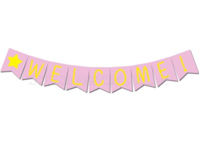 Personalise Your Own Joint Pink Banner Singapore