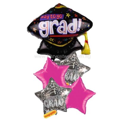 Graduation Cap Balloon Package Singapore