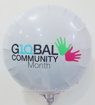 Customize Foil Balloon with Slogan Singapore