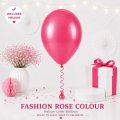 Rose Colour Helium Latex Balloon Singapore