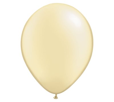 Ivory Colour Helium Latex Balloon Singapore