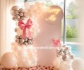 Elegant Balloon Garland & Backdrop Setup Singapore