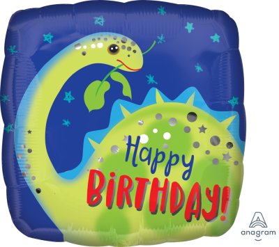 Dinosaur Stegosaurus Happy Birthday Mylar Balloon Singapore