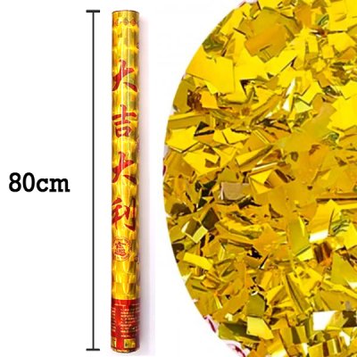 Large Size Gold Party Popper with Gold Confetti Singapore