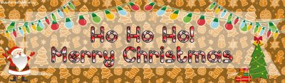 Festive Christmas Customized Banner Singapore