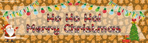 Festive Christmas Customized Banner