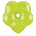 Lime Green Blossom Flower Helium Latex Balloon