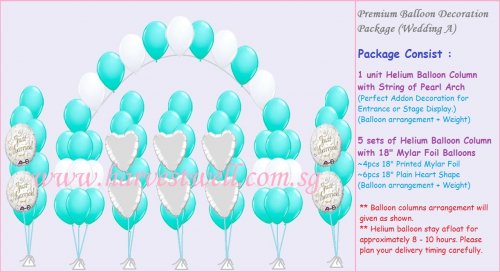 Premium Balloon Wedding Decoration Package